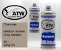Preview: Chevrolet, Medium Smoke Gray Metallic, 90 / WA9191: 400ml Sprühdose + 400ml Klarlack - Set, von ATW Autoteile West.